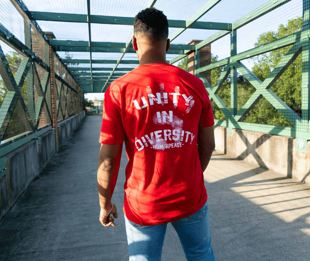 Unity in Diversity Handprint Tee