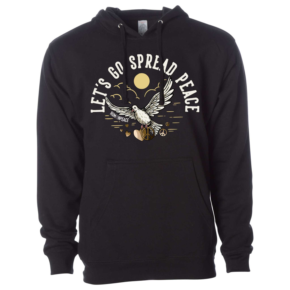 Let's Go Spread Peace Hoodie