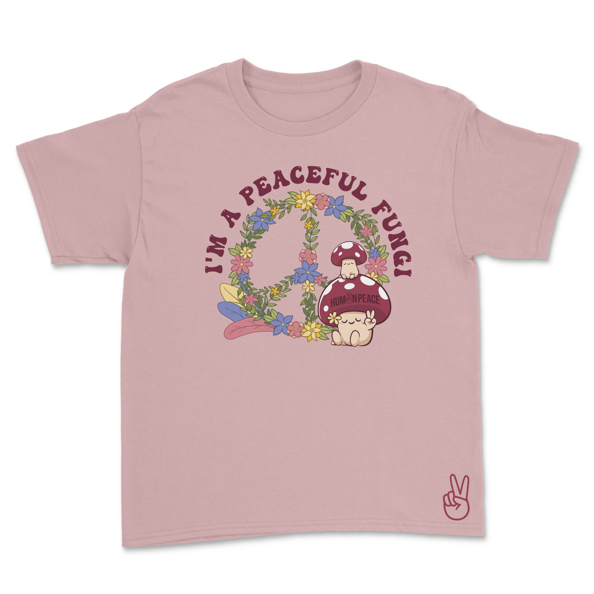 Peaceful Fungi Youth Tee