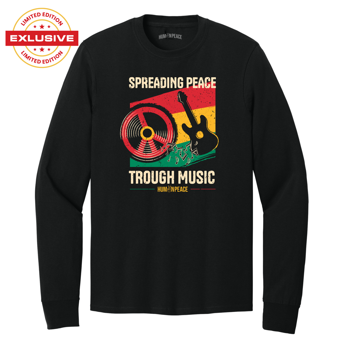 Peace Through Music Long Sleeve Tee