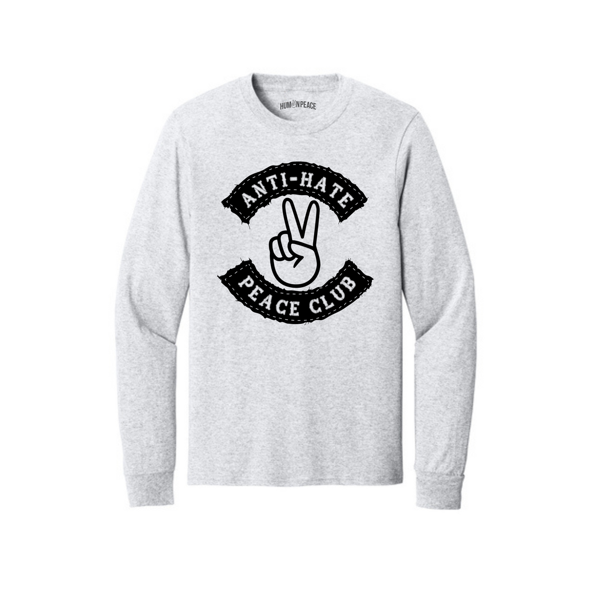 Peace Club Long Sleeve Tee (White)