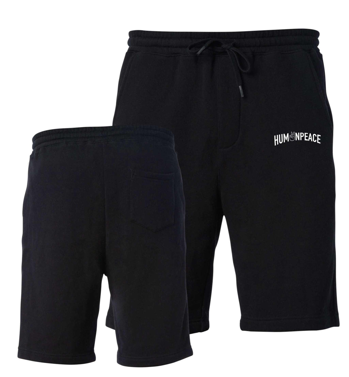 HUMANPEACE® Logo Sweatshorts (Black)