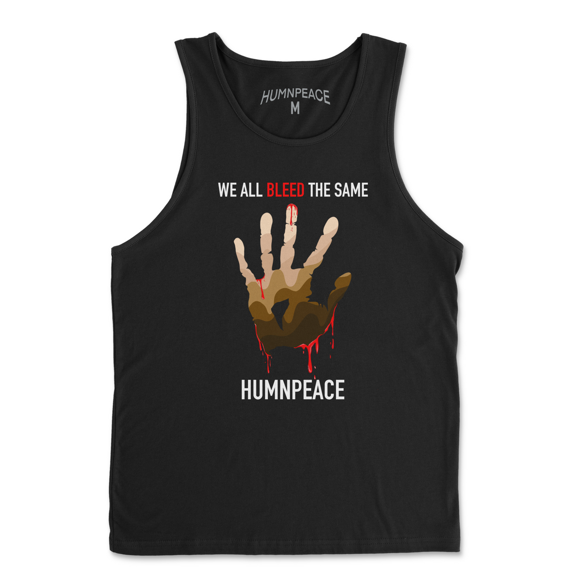 We All Bleed the Same Men’s Tank