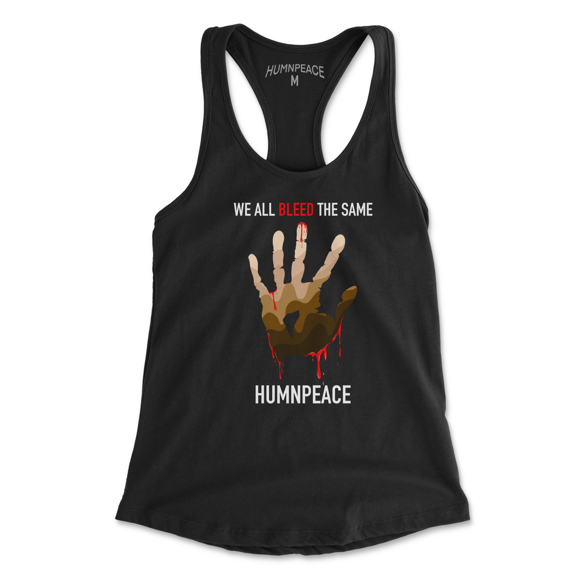 We All Bleed the Same Women’s Tank