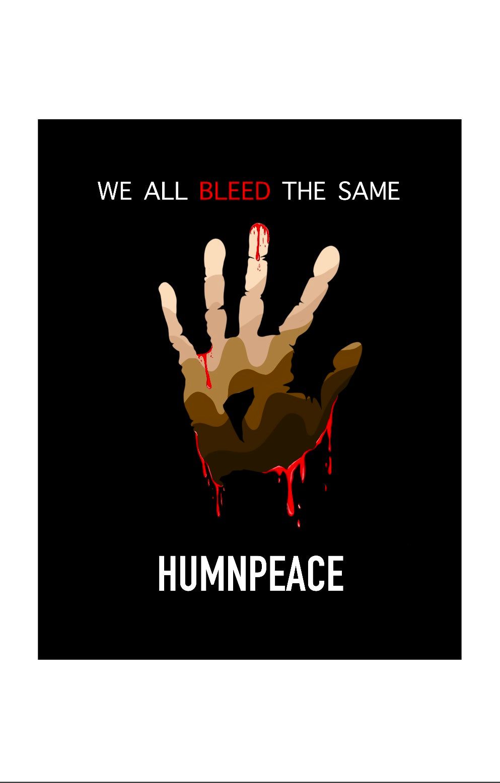 We All Bleed the Same Decal