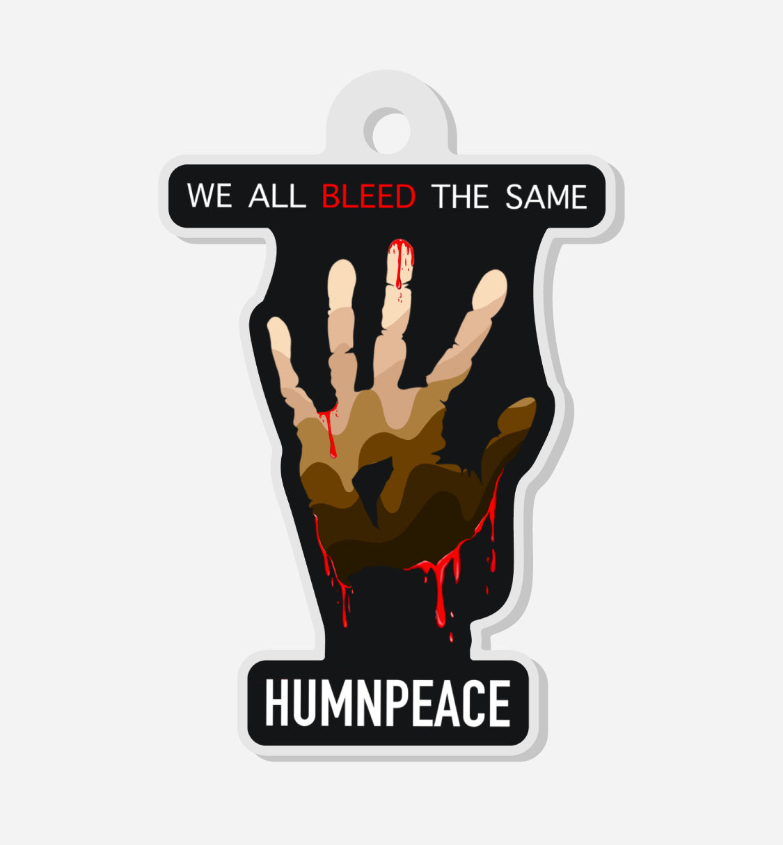 HUMANPEACE® Logo Keychain